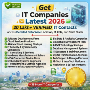 IT Companies Database – Email List of IT Companies for B2B Marketing
