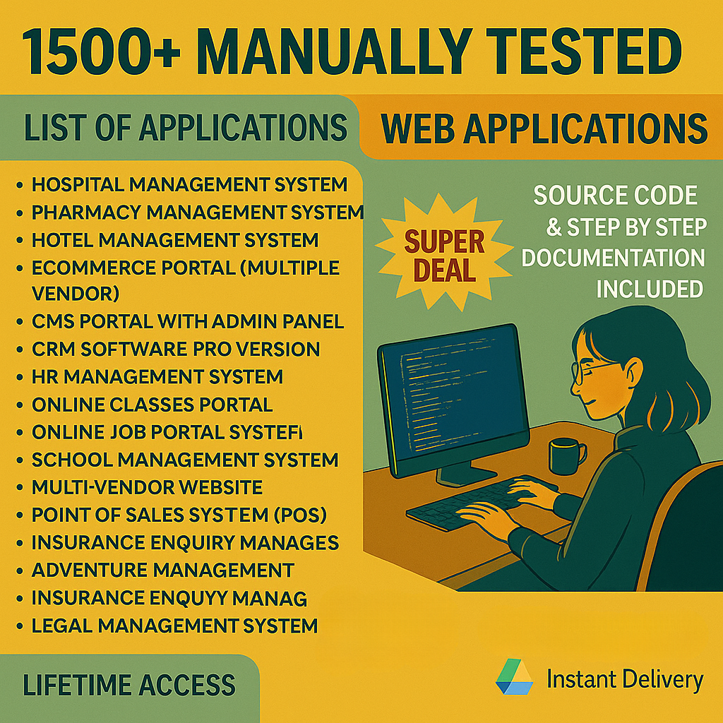 1500+ Manually Tested Web Applications