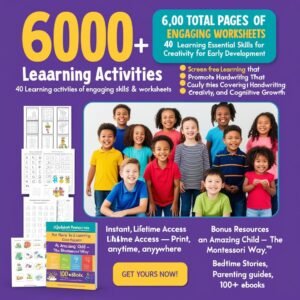 6000+ Kids Worksheets (Printable)