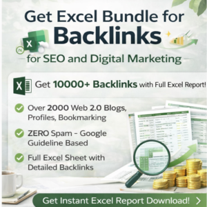 Get Excel Bundle for Backlinks